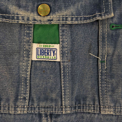 リバティ LIBERTY 90s デニム オーバーオール メンズ