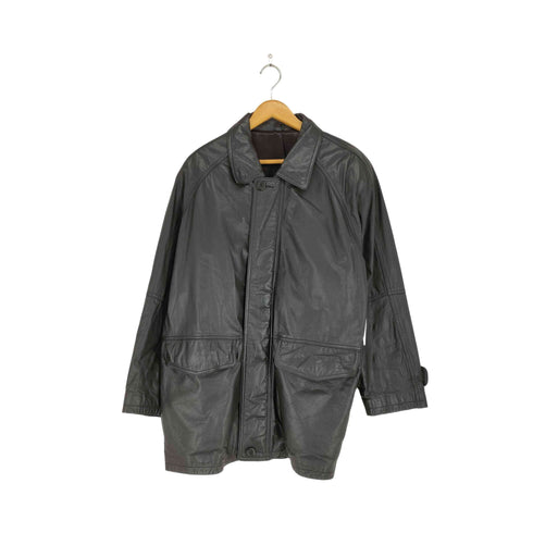 ロッチ ROCHI cow leather カウレザーカーコート メンズ L