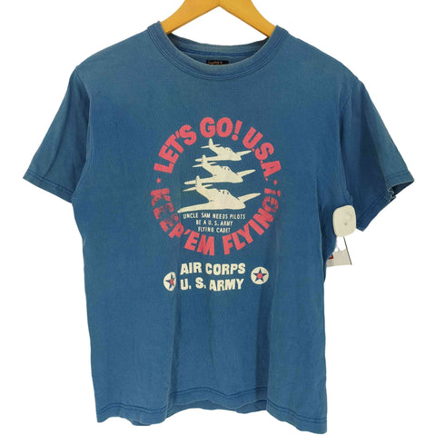 ザリアルマッコイズ THE REAL McCOYS クルーネックプリントTシャツ メンズ US:38