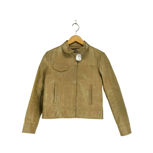 F.P.D real leather リアルレザージップジャケット レディース