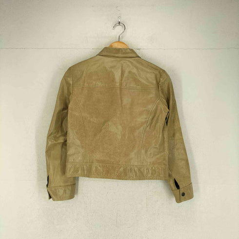 F.P.D real leather リアルレザージップジャケット レディース