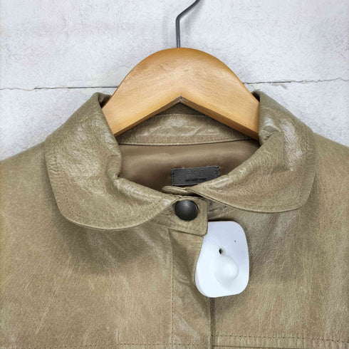 F.P.D real leather リアルレザージップジャケット レディース