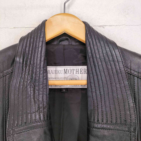 ハラジュクマザー HARAJUKU MOTHER lamb leather ラムレザーハーフコート レディース 9