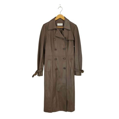 YHKIM lamb leather ラムレザートレンチコート レディース