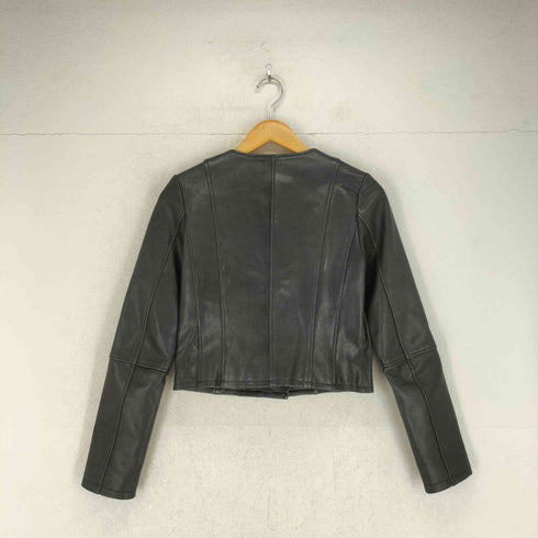 リエンダ rienda goat leather ゴートレザーライダースジャケット レディース M