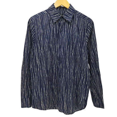 アニエスベーオム Agnes b.homme コットン100 総柄 レギュラーカラー L/S シャツ メンズ US:36