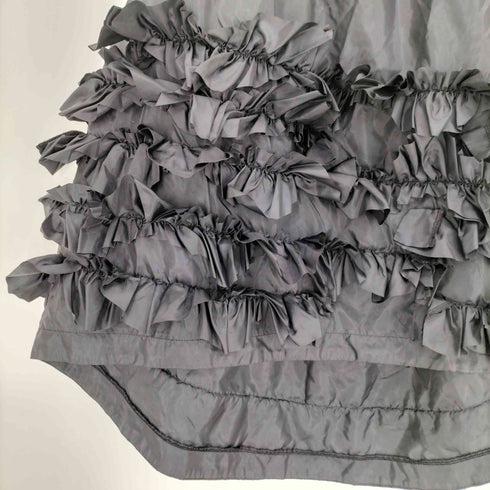 コムデギャルソンコムデギャルソン COMME des GARCONS COMME des GARCONS 22ss ウエストゴム エステルサテン ヘムフリルスカート レディース JPN:S