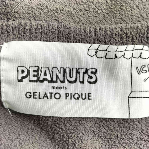 ジェラートピケ gelato pique パイル地 総柄 半袖 クルーネックニット ハーフパンツ キャラクター セットアップ メンズ L