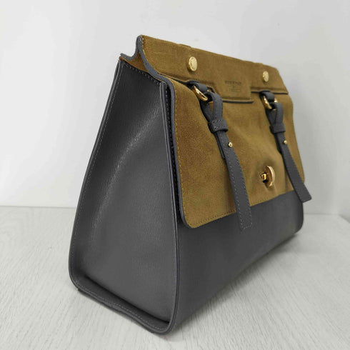 IACUCCI イタリア製 スエード レザー ハンド バッグ レディース 服飾品