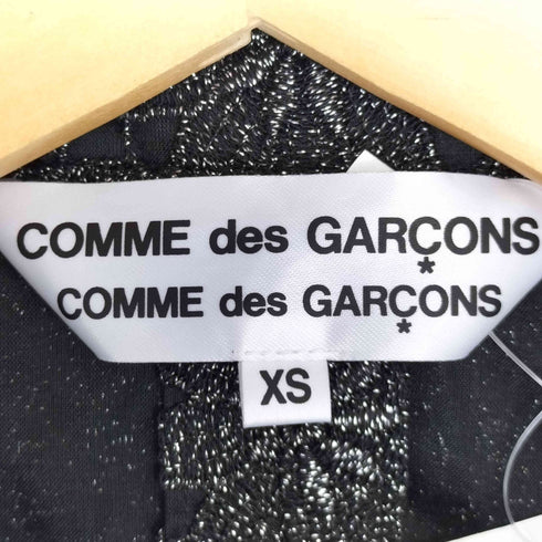コムデギャルソンコムデギャルソン COMME des GARCONS COMME des GARCONS 24ss フローラル ラメ糸 刺繍 ピーターパンカラー チュールジャケット レディース JPN:XS