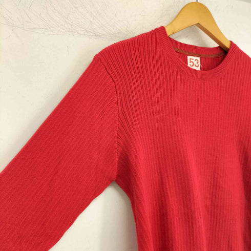 M53. エムゴーサン リブ カットソー トップス 長袖 ニット レディース