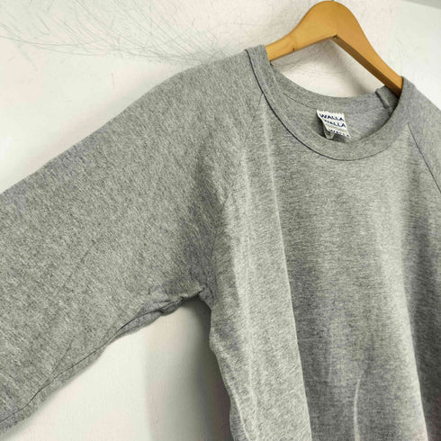 ワラワラスポーツ WALLA WALLA SPORT USA製 BASEBALL TEE SOLID WHITE ベースボール Tシャツ メンズ import:M