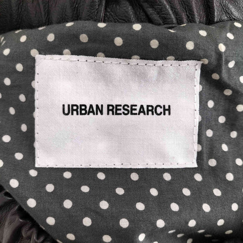 アーバンリサーチ URBAN RESEARCH pig leather ピッグレザーブルゾンジャケット レディース F