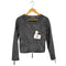 ボディドレッシングデラックス BODY DRESSING Deluxe lamb leather ラムレザーノーカラージャケット レディース 38