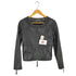 ボディドレッシングデラックス BODY DRESSING Deluxe lamb leather ラムレザーノーカラージャケット レディース 38