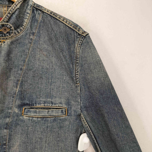 ザラ ZARA 3Bデニムテーラードジャケット メンズ L