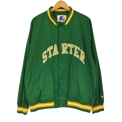スターター STARTER ロゴアワードジャケット ナイロンスタジャン メンズ import:M