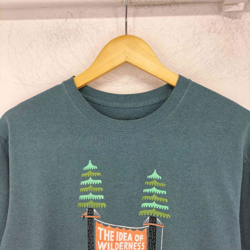 パタゴニア patagonia クルーネック プリント 半袖Tシャツ メンズ import:M