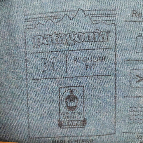 パタゴニア patagonia クルーネック プリント 半袖Tシャツ メンズ import:M