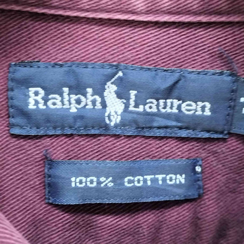 ラルフローレン RALPH LAUREN コットン ボタンダウン シャツ レディース 75