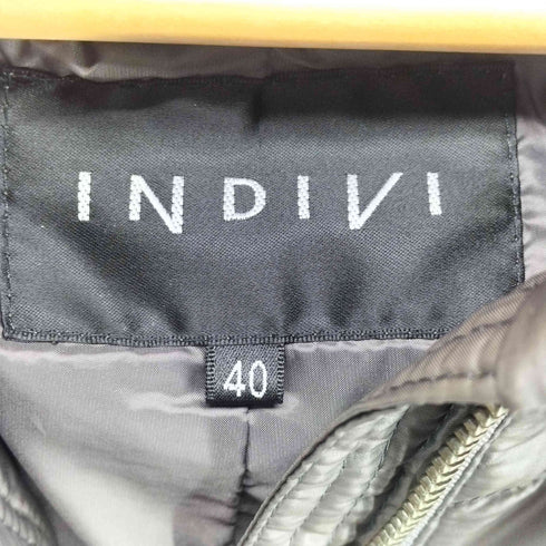 インディヴィ INDIVI ファーダウンコート レディース JPN:40
