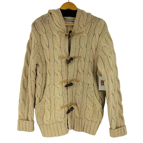 AntiBallistic フーデッド トグルボタン ジップアップ カーディガン メンズ import:L