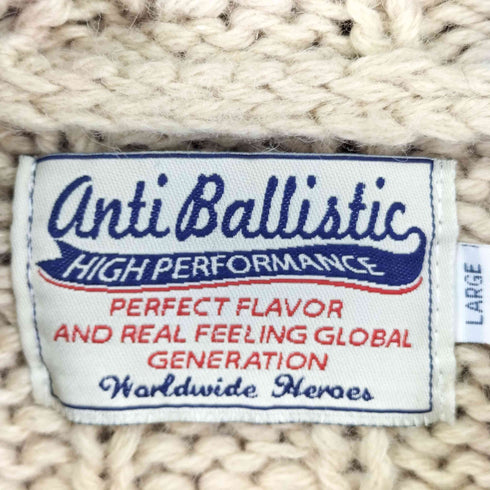 AntiBallistic フーデッド トグルボタン ジップアップ カーディガン メンズ import:L