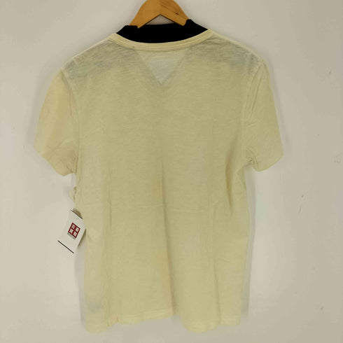 トミーヒルフィガー TOMMY HILFIGER Organic Cotton 刺繍ロゴ Vネック Tシャツ メンズ M
