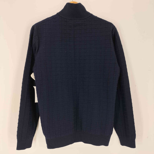 カルバンクラインプラチナ CALVIN KLEIN PLATINUM ジップアップ デザインニットジャケット メンズ L