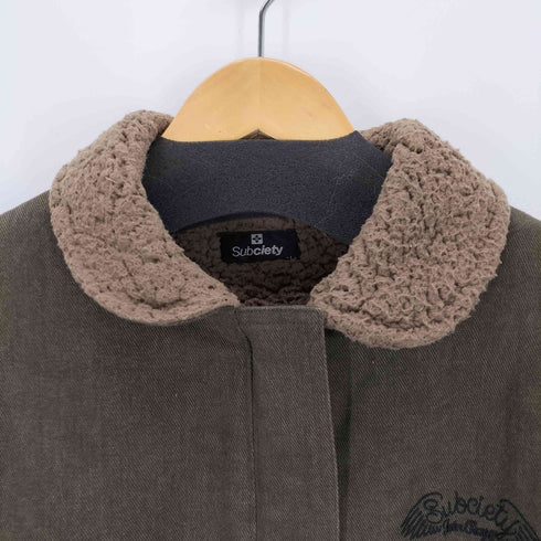 サブサエティ Subciety 裏ボア フルジップジャケット メンズ