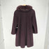 HIGH SENSE angola fox fur フォックスファー アンゴラ混 ロングコート レディース