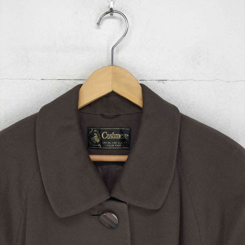 CASHMERE カシミヤ100% ロングコート レディース JPN:11号