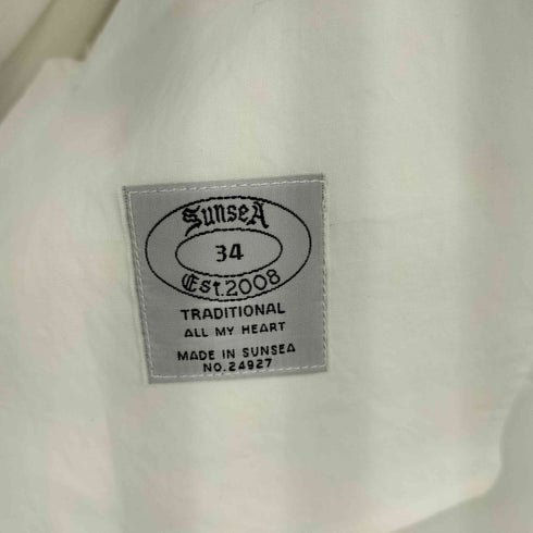 サンシー SUNSEA Shrinkage Cotton Big Shirt メンズ 2