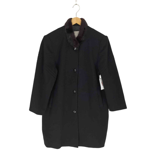 MADAM ROJELL cashmere mink fur カシミヤ混 ミンクファーロングコート レディース JPN:11号