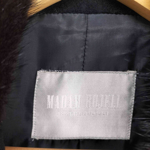 MADAM ROJELL cashmere mink fur カシミヤ混 ミンクファーロングコート レディース JPN:11号