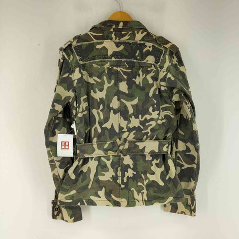 turn me on 迷彩 スタッズデザイン ジャケット メンズ