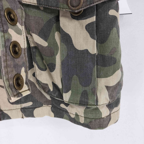 turn me on 迷彩 スタッズデザイン ジャケット メンズ