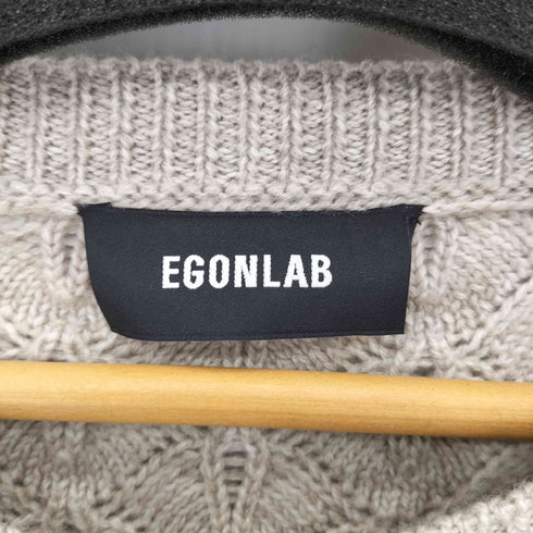 EGONLAB ロングスリーブ フロントボタン ニットセーター import レディース S