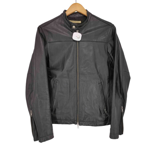 ジャーナルスタンダード JOURNAL STANDARD カウレザー スタンドカラー ライダースジャケット メンズ JPN:M