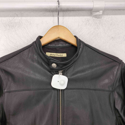 ジャーナルスタンダード JOURNAL STANDARD カウレザー スタンドカラー ライダースジャケット メンズ JPN:M