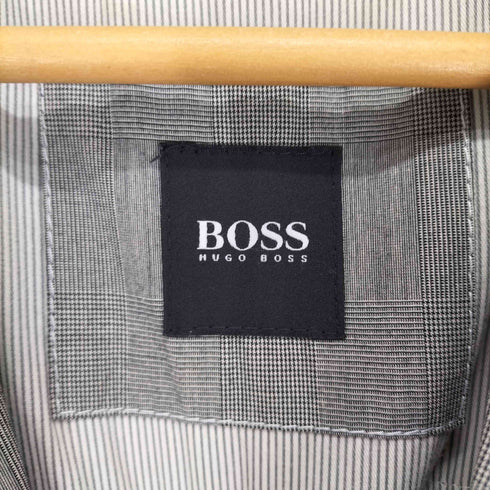 ボスヒューゴボス BOSS HUGO BOSS ステッチデザイン 2B テーラードジャケット メンズ 48
