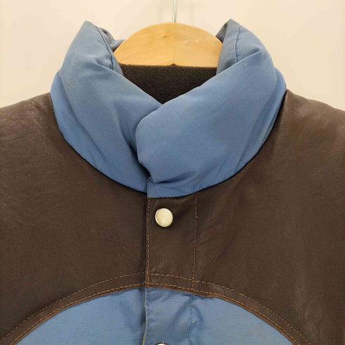 ロッキーマウンテン ROCKY MOUNTAIN レザーヨーク ダウンベスト メンズ JPN:M