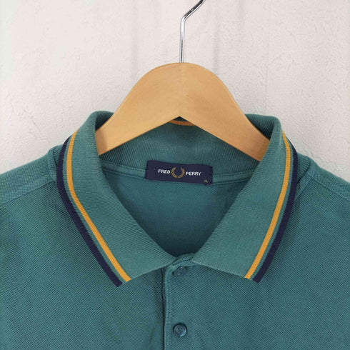 フレッドペリー FRED PERRY ロゴ刺繍 ポロシャツ メンズ import:XL