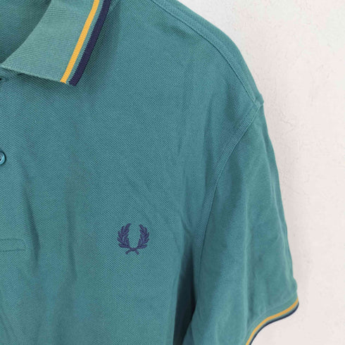 フレッドペリー FRED PERRY ロゴ刺繍 ポロシャツ メンズ import:XL