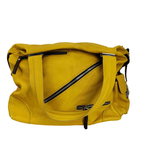 PAURIC SWEENEY ジップデザイン レザートートバッグ メンズ