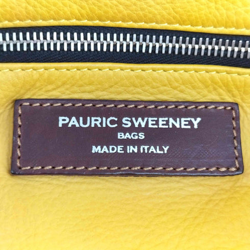 PAURIC SWEENEY ジップデザイン レザートートバッグ メンズ