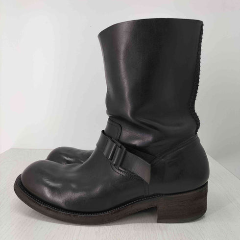 カズユキクマガイアタッチメント KAZUYUKI KUMAGAI ATTACHMENT エンジニアブーツ ベルト vibramソール裏張り メンズ EUR:43