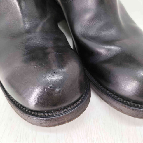 カズユキクマガイアタッチメント KAZUYUKI KUMAGAI ATTACHMENT エンジニアブーツ ベルト vibramソール裏張り メンズ EUR:43