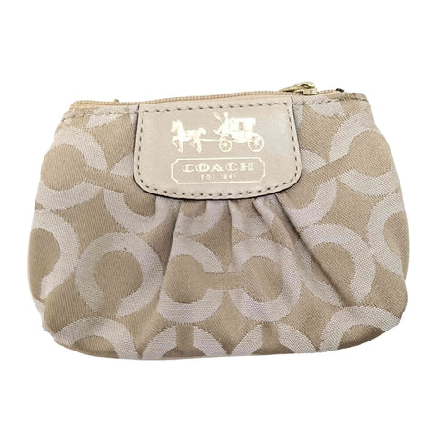 コーチ COACH シグネチャー キーリング付 コインケース レディース