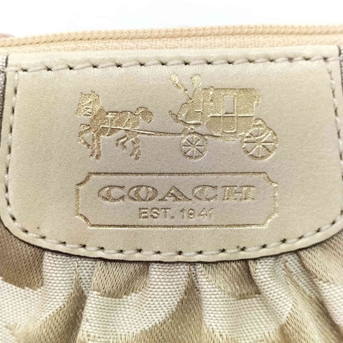 コーチ COACH シグネチャー キーリング付 コインケース レディース